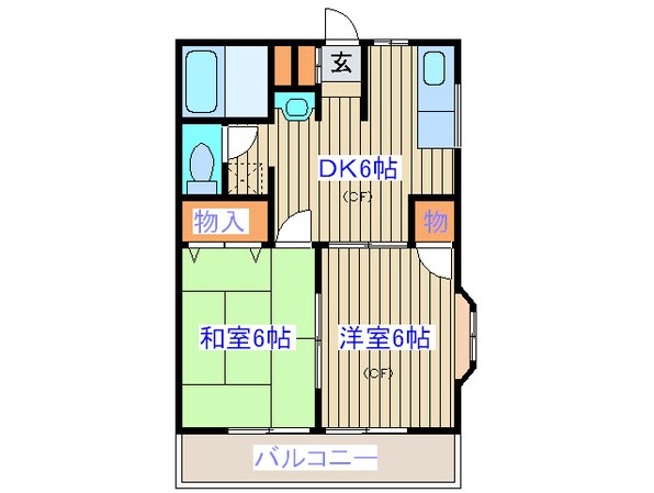 ア－クヒルズ上ノ台の物件間取画像